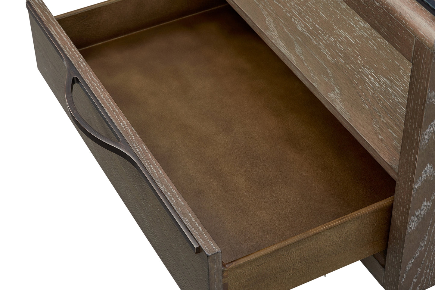 Trilogy Cocoa Glass Top Cocktail Table