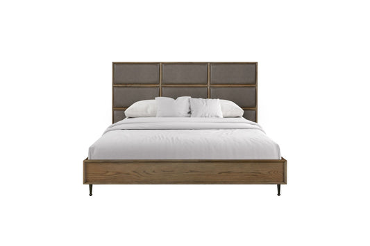 Linné Wheat Panel Bed