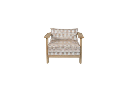Linné Wheat Fabric Lounge Chair