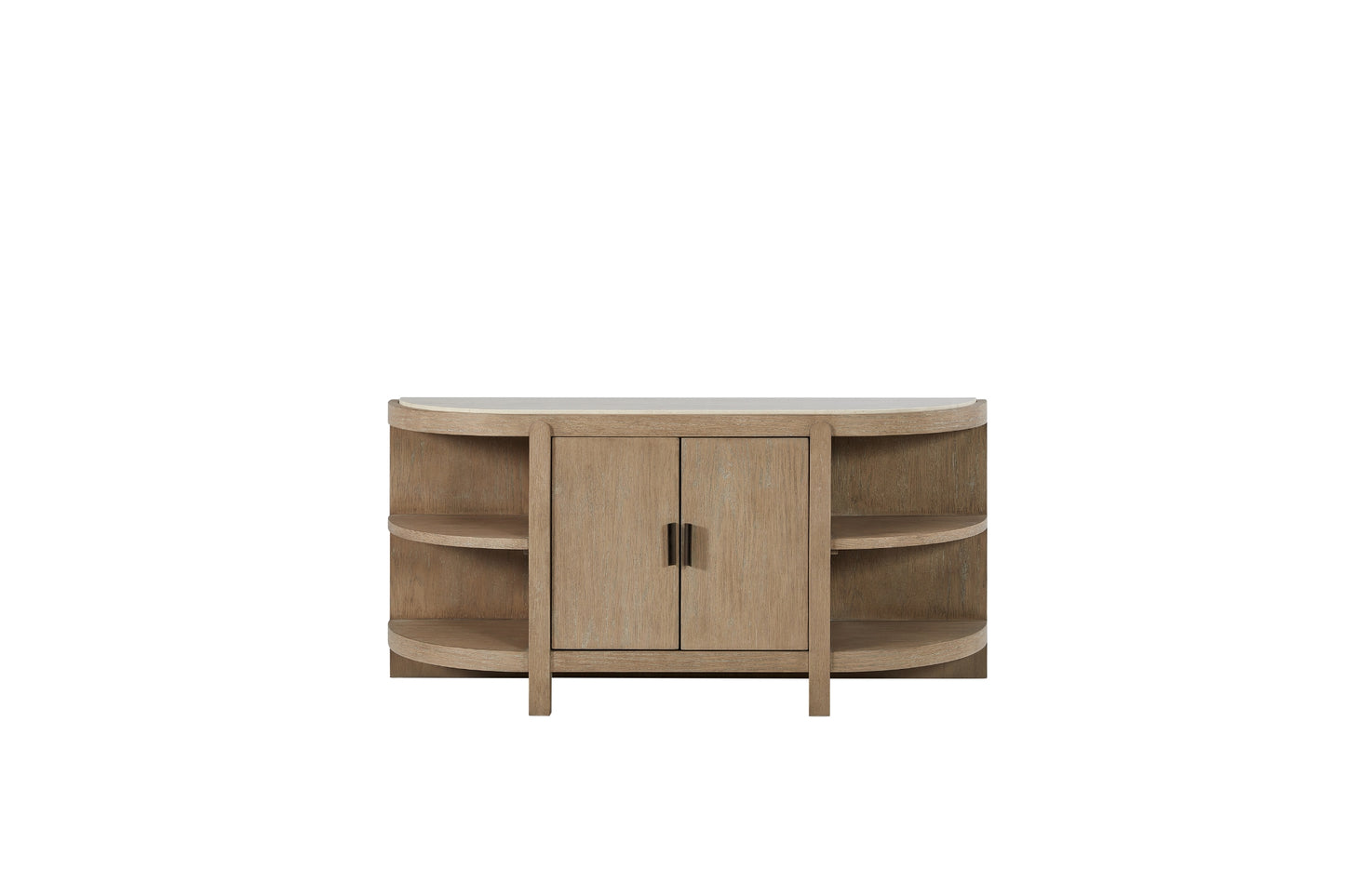 Trilogy Toffee Curved 2-Door Console Table