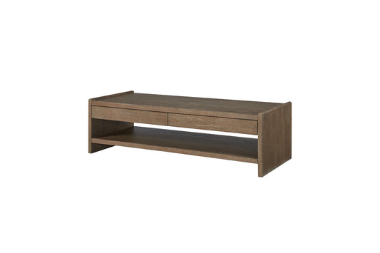 Trilogy Cocoa Wood Top Cocktail Table