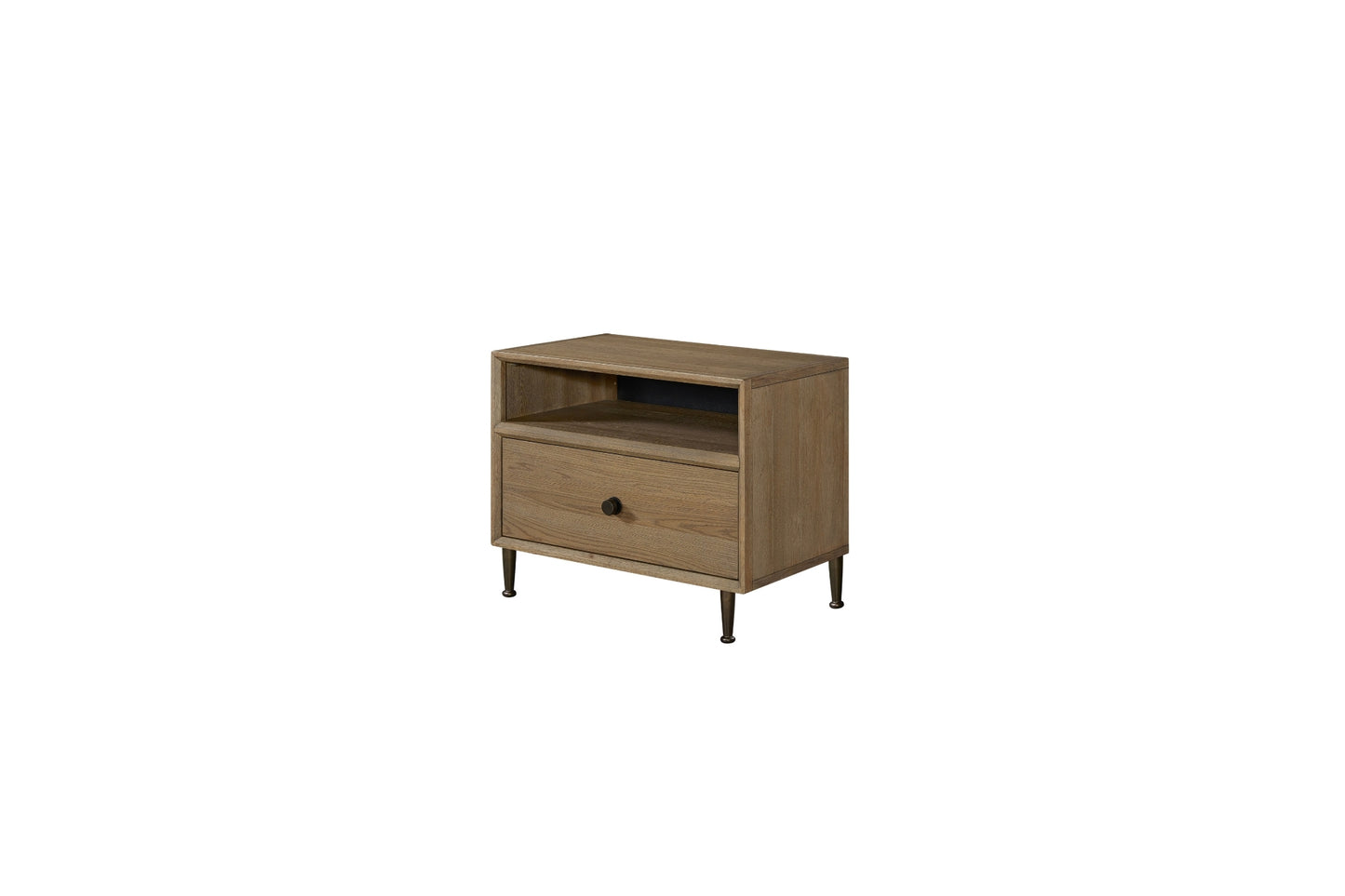 Linné Wheat Open Drawer Nightstand