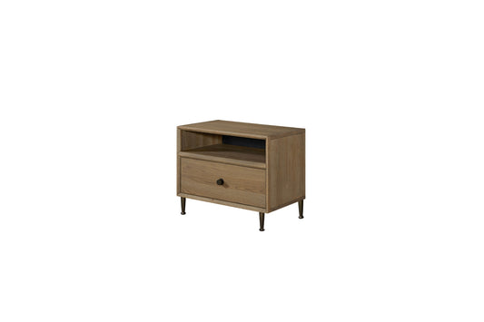 Linné Wheat Open Drawer Nightstand