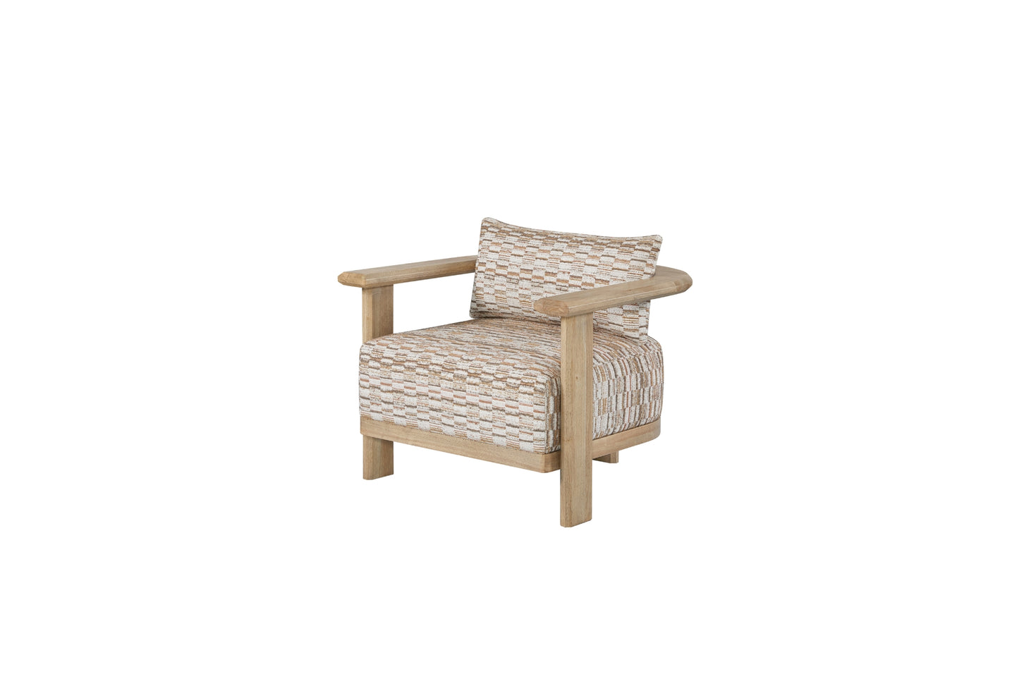 Linné Wheat Fabric Lounge Chair