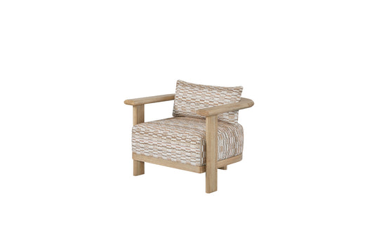 Linné Wheat Fabric Lounge Chair