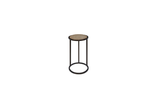 Trilogy Metal Wood Top Spot Table
