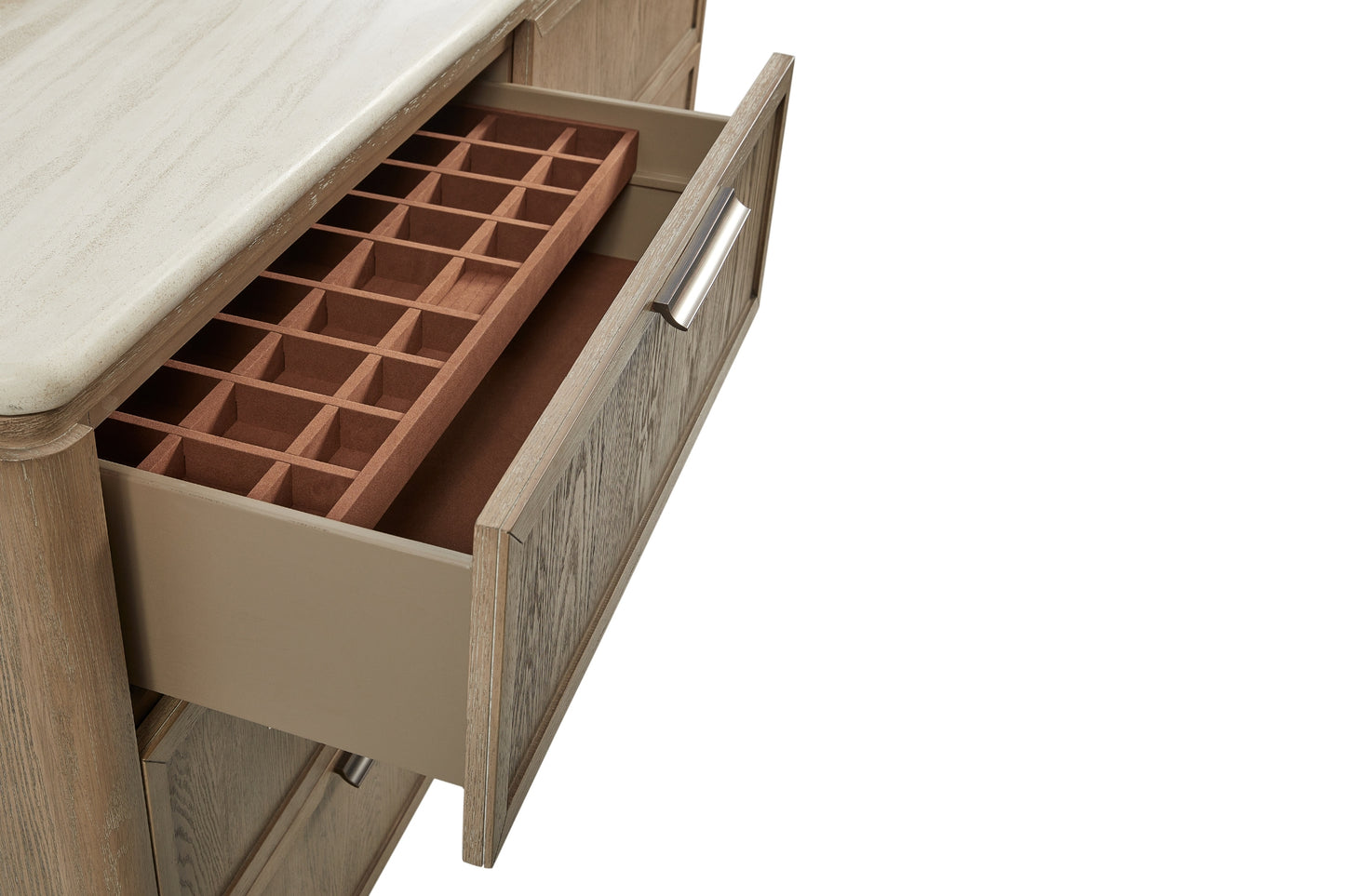 Trilogy Toffee Oak Veneer Drawer Dresser