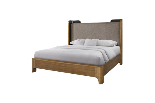 Calia Upholstered Panel Bed