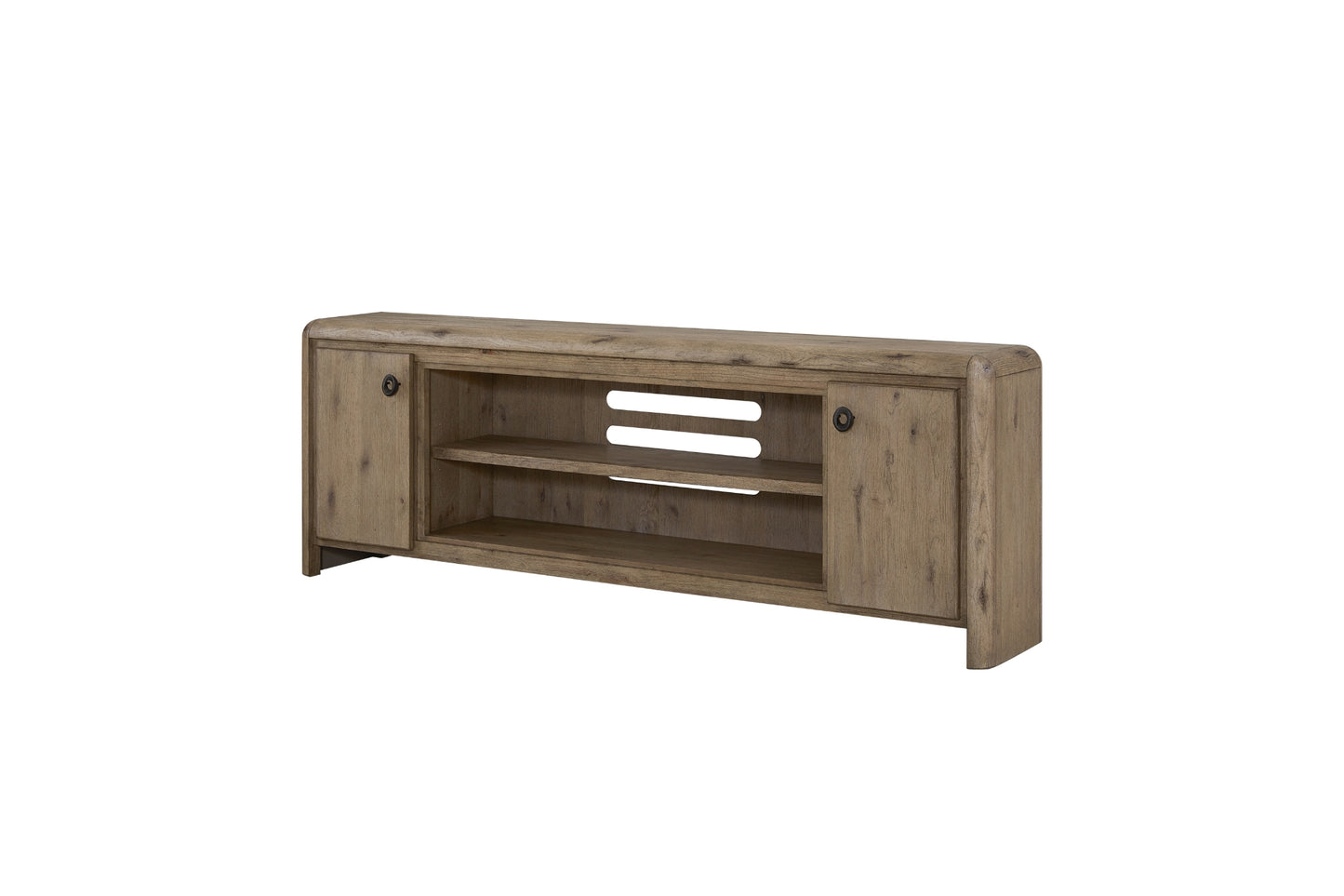 Pagosa 84" Fireplace Console with Crystals