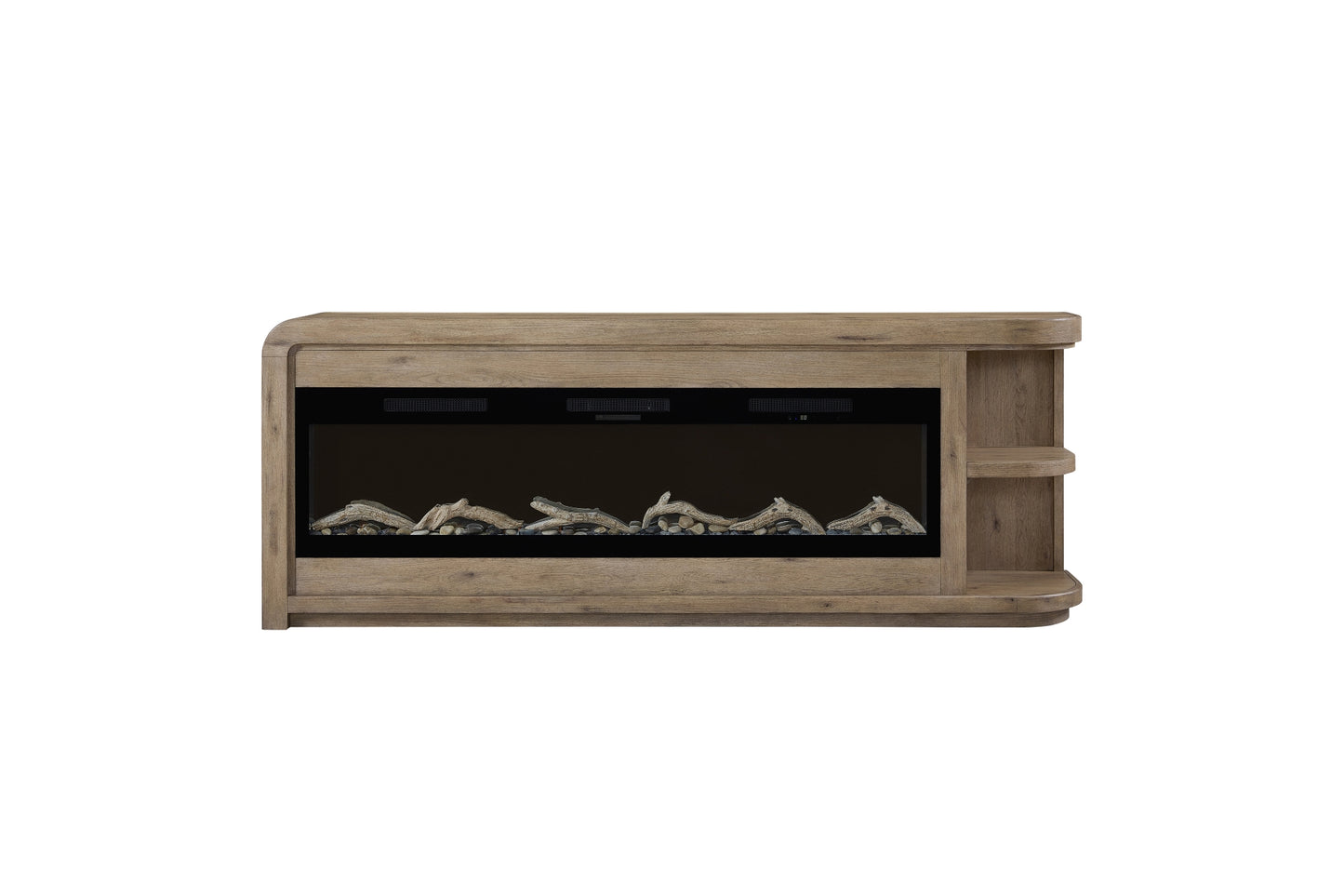 Pagosa 96" Fireplace Console with Logs
