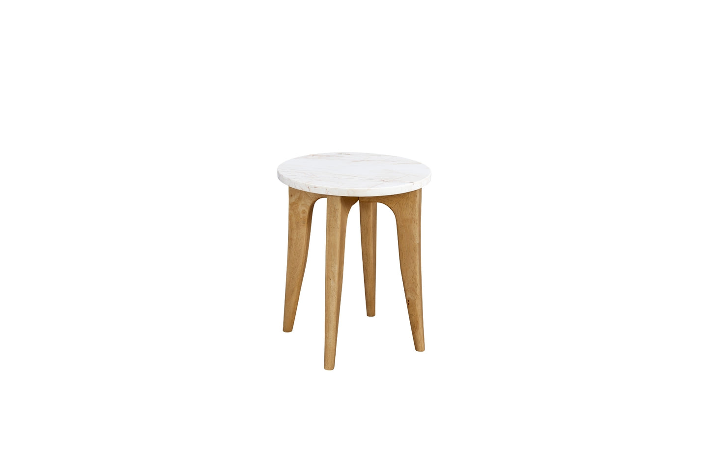 Tapestry Marble-Top Accent Table