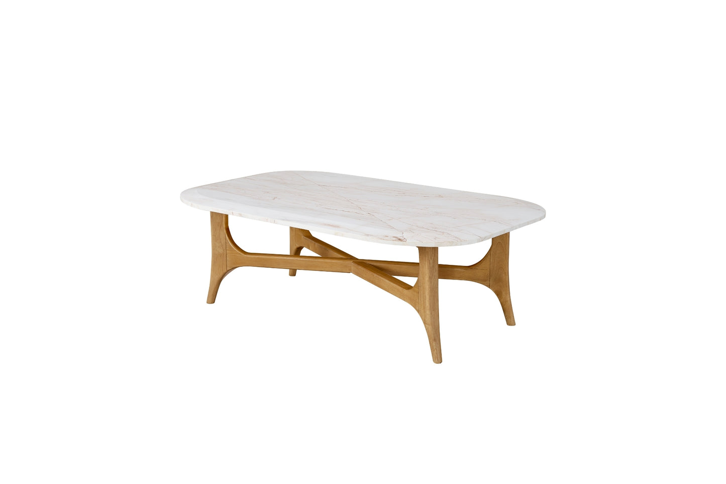 Tapestry Marble-Top Cocktail Table