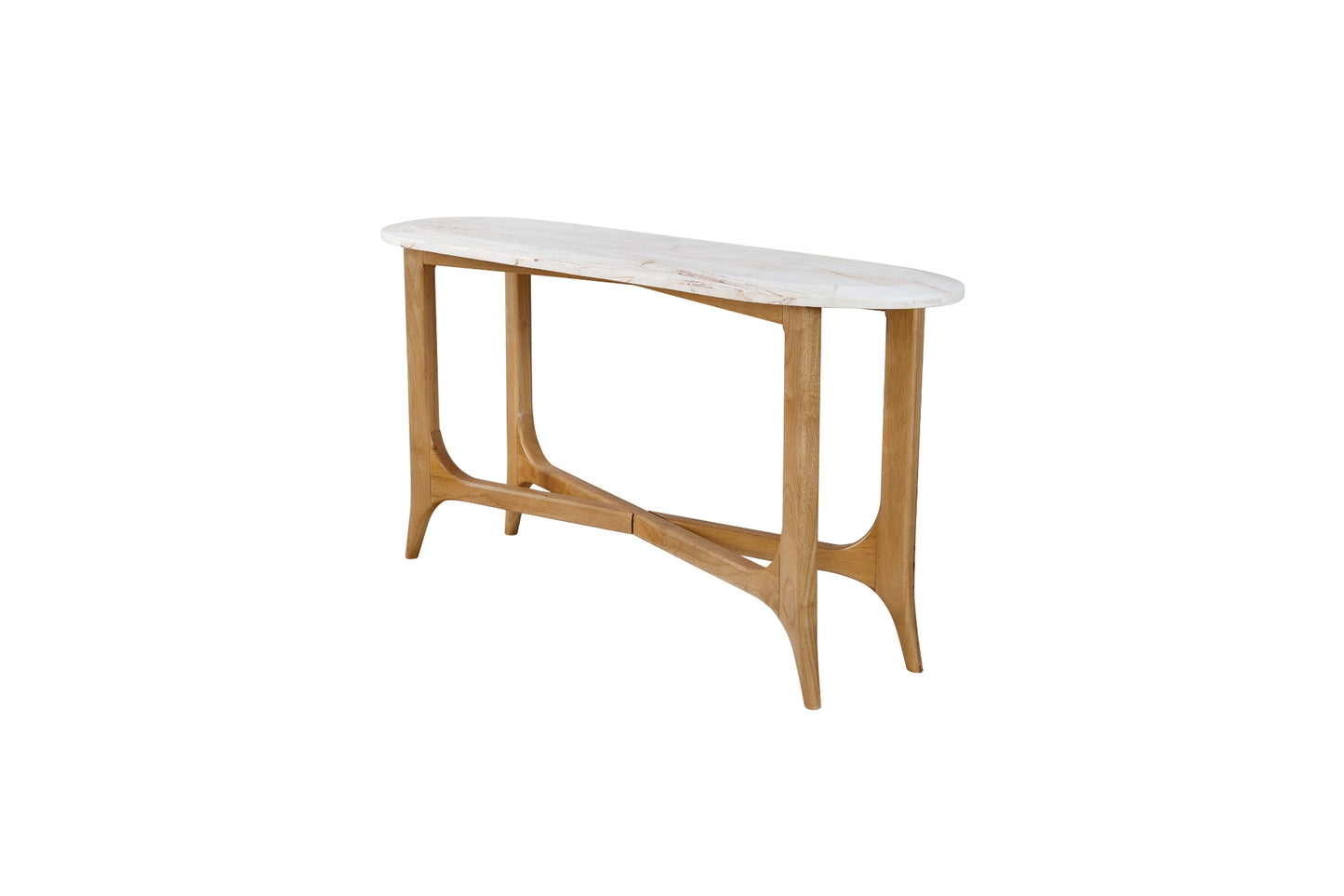 Tapestry Marble-Top Console Table
