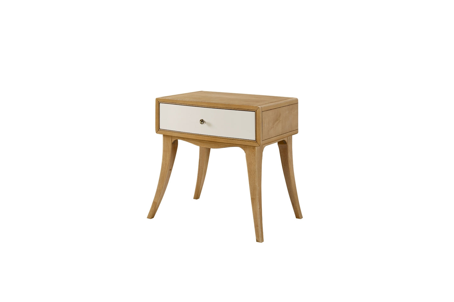 Tapestry Two-Tone Leg Nightstand