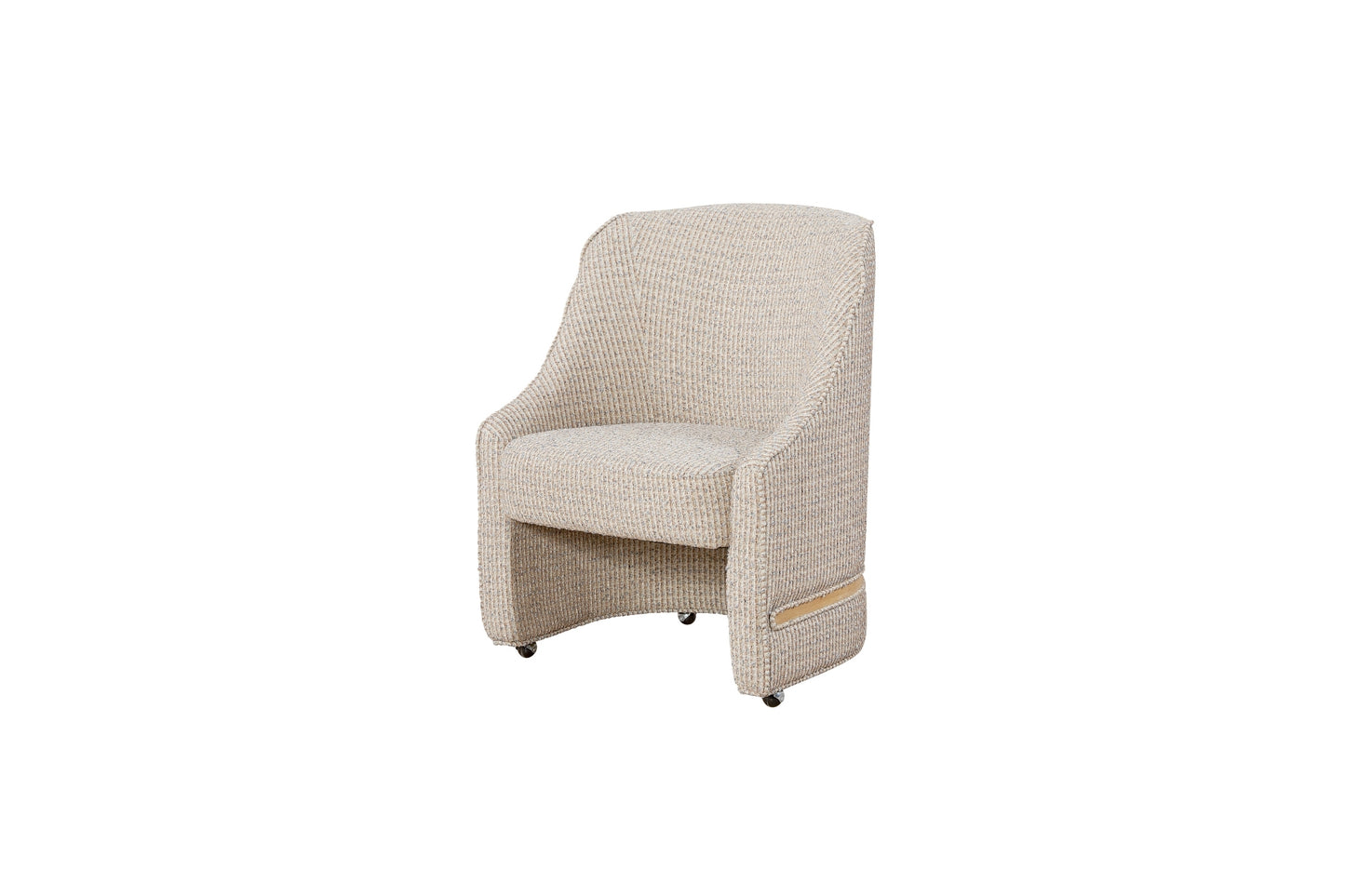 Tapestry Upholstered Caster Chair